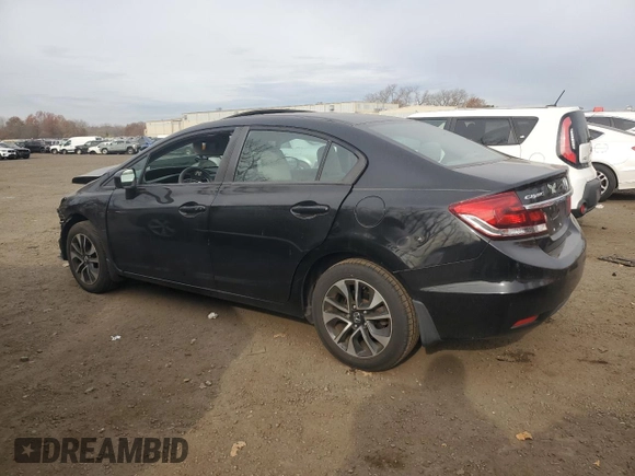 2015 Honda Civic EX with VIN 19XFB2F83FE022040, listed as a Copart auction lot 79080164 with 84,304 mi miles and Salvage Title. Bid and sale history available at carsss.com. Image 2.