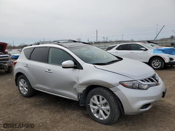 2011 Nissan Murano SV with VIN JN8AZ1MWXBW179621, listed as a Copart auction lot 51693005 with 60,782 mi miles and Salvage Title. Bid and sale history available at carsss.com. Image 4.