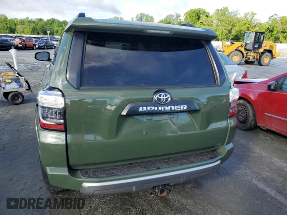 2022 Toyota 4Runner TRD Off Road Premium with VIN JTERU5JR1N6061136, listed as a Copart auction lot 57132915 with 66,783 mi miles and Salvage title. Bid and sale history available at DreamBid. Image 6.