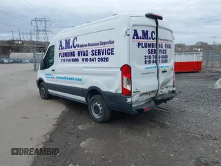 2018 Ford Transit with VIN 1FTYR1CM6JKB49306, listed as a IAAI auction lot 41695457 with 121,124 mi miles and . Bid and sale history available at DreamBid. Image 3.