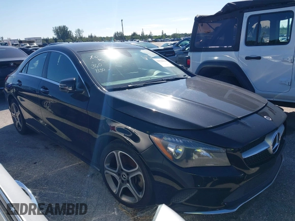 2018 Mercedes-Benz CLA with VIN WDDSJ4EBXJN650357, listed as a IAAI auction lot 35930612 with 75,371 mi miles. Bid and sale history available at carsss.com. Image 13.