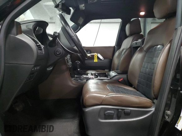 2019 Nissan Armada Platinum with VIN JN8AY2NE8K9755137, listed as a Copart auction lot 46058775 with 93,949 mi miles and Salvage Title. Bid and sale history available at carsss.com. Image 7.