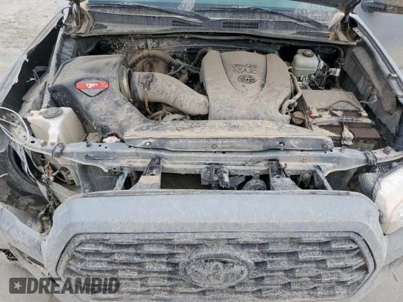 2021 Toyota Tacoma SR5 with VIN 3TMDZ5BN4MM105639, listed as a Copart auction lot 56948395 with Not provided miles and Salvage title. Bid and sale history available at DreamBid. Image 11.