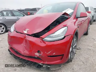 2023 Tesla Model Y Long Range with VIN 7SAYGDEE6PA027497, listed as a IAAI auction lot 41491072 with 24,962 mi miles and . Bid and sale history available at DreamBid. Image 6.
