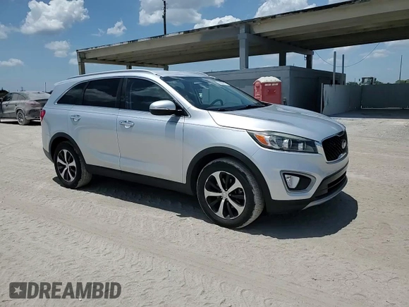 2017 Kia Sorento EX with VIN 5XYPH4A10HG257462, listed as a Copart auction lot 58009615 with 36,449 mi miles and Salvage title. Bid and sale history available at DreamBid. Image 14.