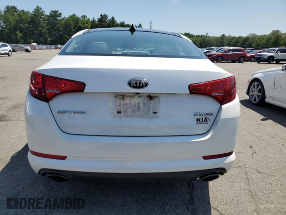 2013 Kia Optima EX z VIN 5XXGN4A76DG238524, wystawiony jako Copart lot #61541595 z przebiegiem 222 783 mil mil oraz Szkoda całkowita • Salvage title. Historia ofert i sprzedaży dostępna na DreamBid. Obrazek 6.