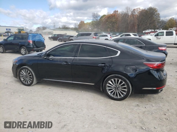 2017 Kia Cadenza Premium with VIN KNALC4J12H5049473, listed as a Copart auction lot 81666694 with 95,025 mi miles and Salvage Title. Bid and sale history available at carsss.com. Image 2.