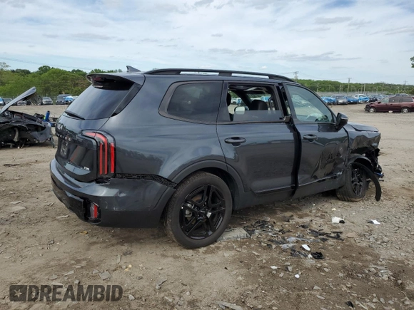 2024 Kia Telluride SX Prestige X-Pro z VIN 5XYP5DGC3RG431902, wystawiony jako Copart lot #55865985 z przebiegiem 6 073 mil mil oraz Szkoda całkowita • Salvage title. Historia ofert i sprzedaży dostępna na DreamBid. Obrazek 3.