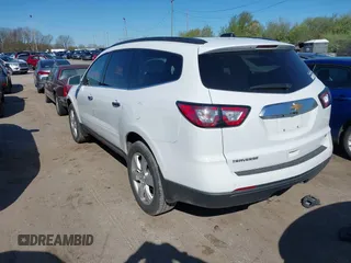2017 Chevrolet Traverse LT with VIN 1GNKRGKD6HJ100575, listed as a IAAI auction lot 42084404 with 114,152 mi miles and . Bid and sale history available at DreamBid. Image 3.