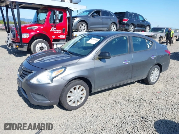 2016 Nissan Versa SV with VIN 3N1CN7AP9GL819060, listed as a IAAI auction lot 42073036 with 143,186 mi miles. Bid and sale history available at carsss.com. Image 2.