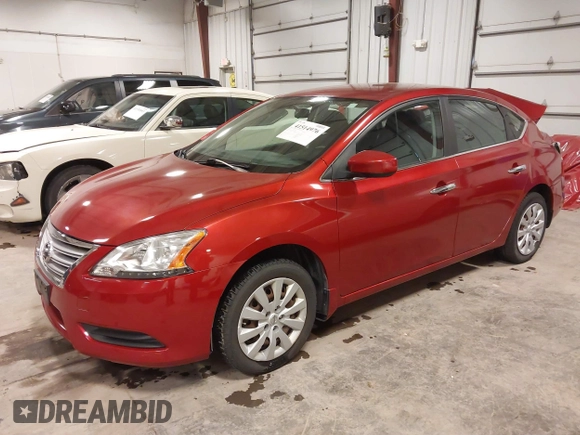 2014 Nissan Sentra S with VIN 3N1AB7AP6EY285452, listed as a IAAI auction lot 41514976 with 77,762 mi miles and . Bid and sale history available at carsss.com. Image 17.