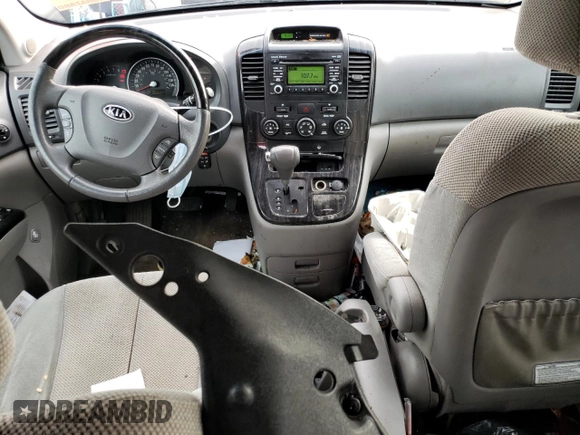 2012 Kia Sedona EX with VIN KNDMH4C7XC6488806, listed as a Copart auction lot 39989144 with 186,622 mi miles and Salvage Title. Bid and sale history available at carsss.com. Image 8.
