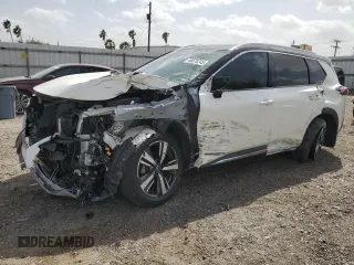 2023 Nissan Rogue SL with VIN JN8BT3CAXPW420494, listed as a Copart auction lot 48075245 with 20,736 mi miles and Salvage Title. Bid and sale history available at carsss.com. Image 1.