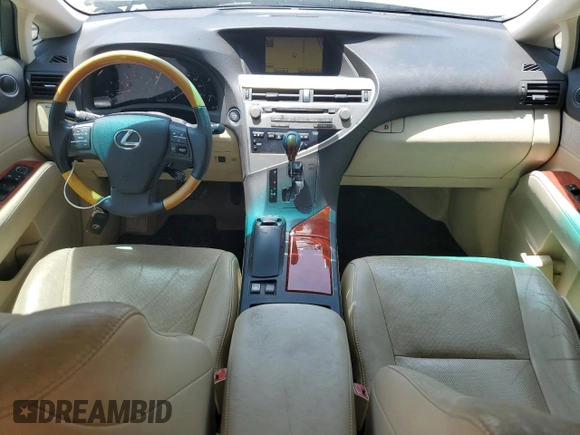 2011 Lexus RX 350 with VIN 2T2ZK1BA9BC056651, listed as a Copart auction lot 57199025 with 104,949 mi miles and Salvage title. Bid and sale history available at DreamBid. Image 8.