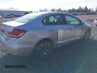 2015 Honda Civic Sedan EX-L with VIN 19XFB2F91FE205512, listed as a IAAI auction lot 41849708 with 122,947 mi miles. Bid and sale history available at carsss.com. Image 4.