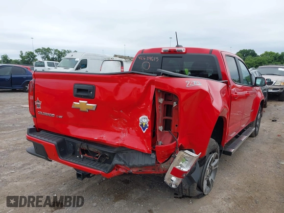 2020 Chevrolet Colorado 4WD Z71 with VIN 1GCGTDEN9L1105636, listed as a IAAI auction lot 42634615 with 106,469 mi miles and . Bid and sale history available at DreamBid. Image 17.