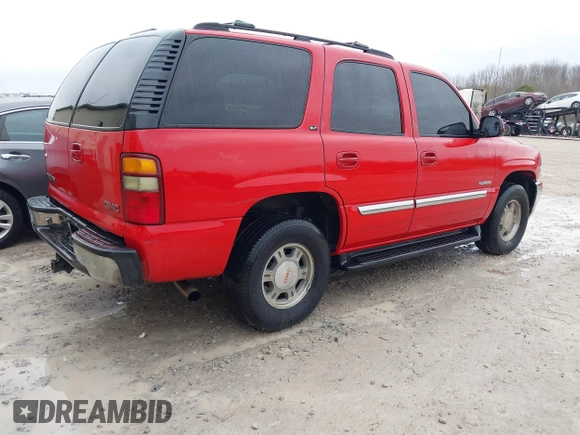 2001 GMC Yukon SLT with VIN 1GKEK13T41J221905, listed as a IAAI auction lot 41512380 with 213,666 mi miles. Bid and sale history available at carsss.com. Image 4.