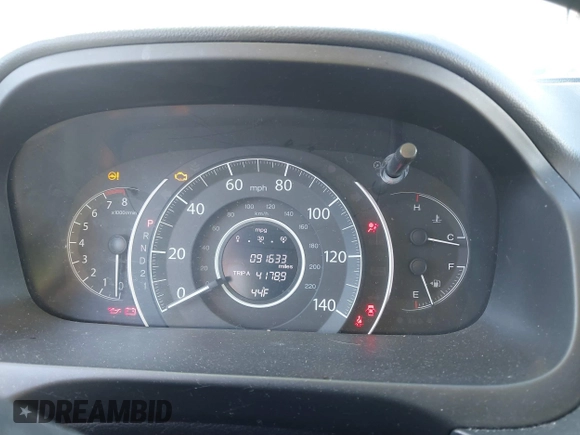 2014 Honda CR-V EX-L with VIN 2HKRM4H77EH631648, listed as a IAAI auction lot 41757229 with 91,633 mi miles. Bid and sale history available at carsss.com. Image 7.