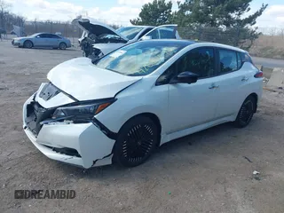 2023 Nissan LEAF SV Plus with VIN 1N4CZ1CV4PC557184, listed as a IAAI auction lot 42034042 with 12,037 mi miles and . Bid and sale history available at DreamBid. Image 20.