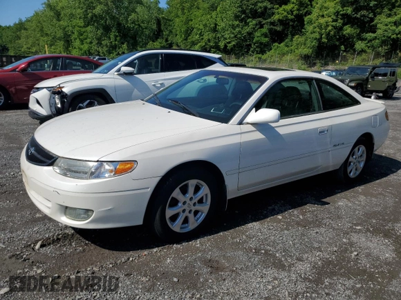 2000 Toyota Solara SE z VIN 2T1CF28P2YC378976, wystawiony jako Copart lot #61400195 z przebiegiem 197 090 mil mil oraz Czysty tytuł • Clean title. Historia ofert i sprzedaży dostępna na DreamBid. Obrazek 1.
