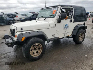 2006 Jeep Wrangler Sport Right Hand Drive with VIN 1J4F449S66P733349, listed as a Copart auction lot 80022794 with 194,692 mi miles and Salvage Title. Bid and sale history available at carsss.com. Image 1.