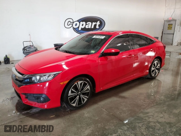 2017 Honda Civic EX-T with VIN 2HGFC1E34HH651070, listed as a Copart auction lot 81829134 with 44,690 mi miles and Clean Title. Bid and sale history available at DreamBid. Image 1.