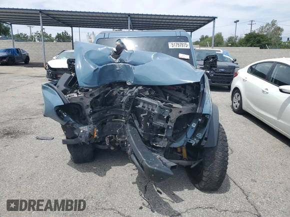 2022 Ford Bronco with VIN 1FMEE5DP4NLB75249, listed as a Copart auction lot 51797915 with 55,347 mi miles and Salvage Title. Bid and sale history available at DreamBid. Image 5.
