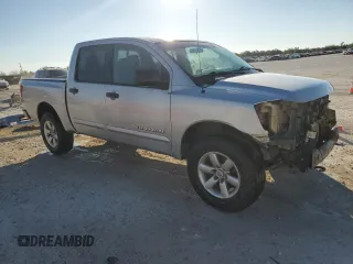 2013 Nissan Titan S with VIN 1N6AA0EJXDN302842, listed as a Copart auction lot 82298164 with 137,526 mi miles and Salvage Title. Bid and sale history available at carsss.com. Image 4.