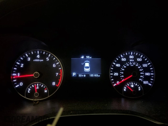 2019 Kia Optima LX with VIN 5XXGT4L35KG291082, listed as a Copart auction lot 87083004 with 135,163 mi miles and Salvage Title. Bid and sale history available at carsss.com. Image 9.