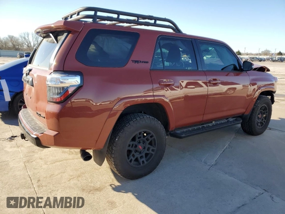 2024 Toyota 4Runner TRD Pro with VIN JTELU5JR9R6278655, listed as a Copart auction lot 47546085 with 4,964 mi miles and Clean title. Bid and sale history available at DreamBid. Image 3.