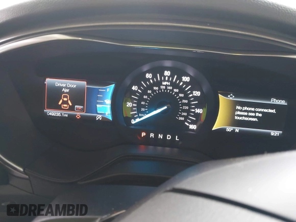 2020 Ford Fusion SE with VIN 3FA6P0HDXLR225825, listed as a IAAI auction lot 41838972 with 49,235 mi miles and . Bid and sale history available at DreamBid. Image 7.