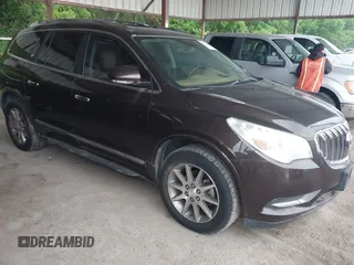 2015 Buick Enclave Leather with VIN 5GAKRBKD7FJ279221, listed as a IAAI auction lot 42115162 with 56,247 mi miles and . Bid and sale history available at carsss.com. Image 1.