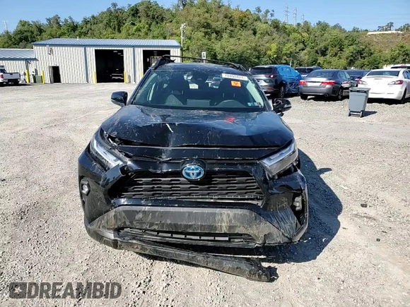 2024 Toyota RAV4 Hybrid LE with VIN 2T3UWRFV4RW201948, listed as a Copart auction lot 70400424 with 6,852 mi miles and Salvage title. Bid and sale history available at DreamBid. Image 14.