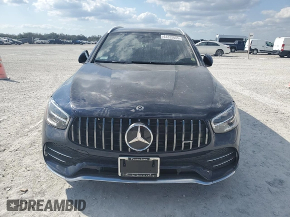2020 Mercedes-Benz GLC with VIN W1N0G6EB0LF801501, listed as a Copart auction lot 44232655 with 382 mi miles and Salvage Title. Bid and sale history available at carsss.com. Image 5.