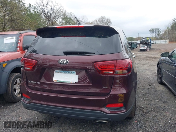 2020 Kia Sorento LX V6 with VIN 5XYPG4A53LG632551, listed as a IAAI auction lot 41878365 with 149,708 mi miles. Bid and sale history available at carsss.com. Image 16.