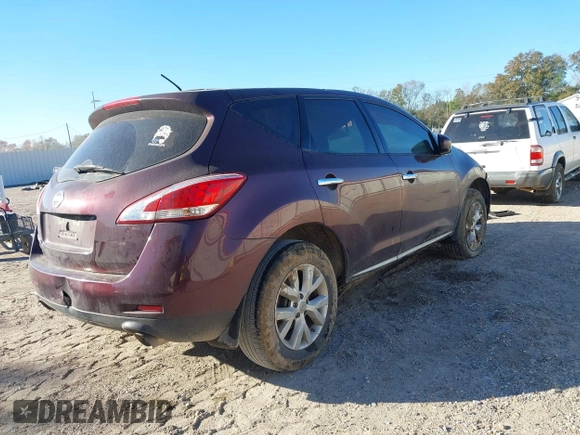 2014 Nissan Murano SV with VIN JN8AZ1MU6EW408380, listed as a IAAI auction lot 41139871 with 254,159 mi miles and . Bid and sale history available at DreamBid. Image 4.