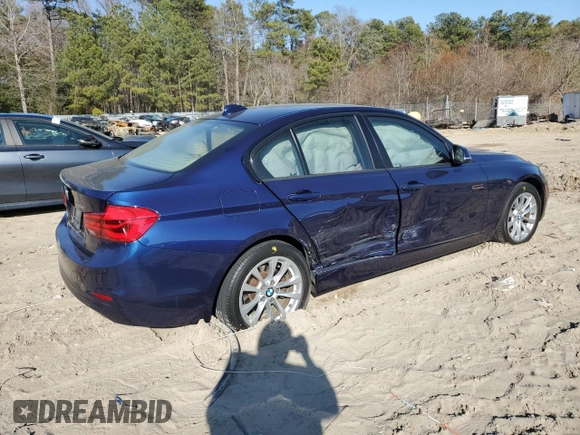 2016 BMW 3 Series 320i xDrive with VIN WBA8E5G59GNT41491, listed as a Copart auction lot 48753615 with 127,305 mi miles and Salvage Title. Bid and sale history available at carsss.com. Image 3.