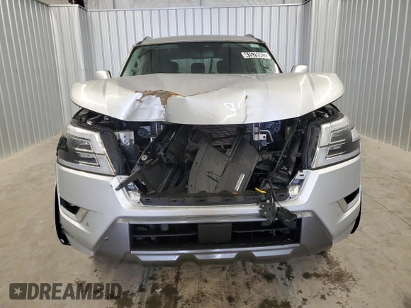 2023 Nissan Armada SV with VIN JN8AY2AD8P9690973, listed as a Copart auction lot 41570965 with 41,414 mi miles and Salvage title. Bid and sale history available at DreamBid. Image 5.
