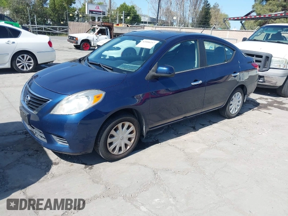 2012 Nissan Versa SL with VIN 3N1CN7APXCL946510, listed as a IAAI auction lot 42000217 with 111,943 mi miles. Bid and sale history available at carsss.com. Image 2.