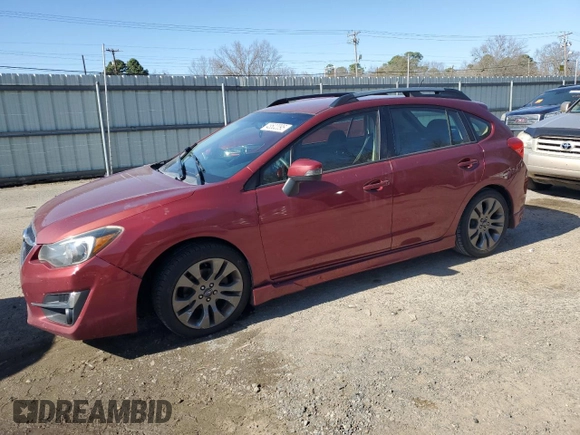 2015 Subaru Impreza Special Sports Premium with VIN JF1GPAT66F8306555, listed as a Copart auction lot 48502095 with 135,446 mi miles and Salvage title. Bid and sale history available at DreamBid. Image 1.