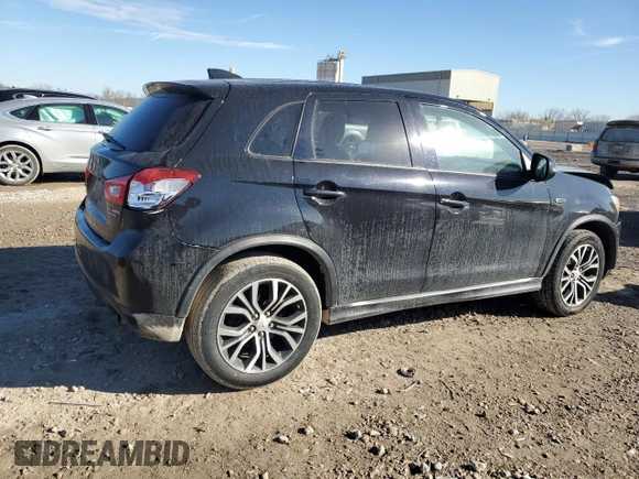 2017 Mitsubishi Outlander Sport ES 2.0 with VIN JA4AR3AU9HZ003851, listed as a Copart auction lot 46652185 with 80,775 mi miles and Salvage Title. Bid and sale history available at carsss.com. Image 3.