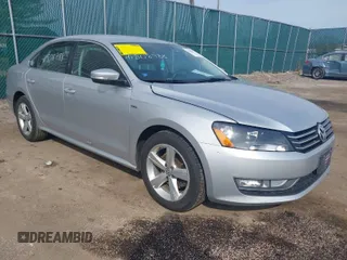 2015 Volkswagen Passat S with VIN 1VWAS7A33FC112747, listed as a IAAI auction lot 41808988 with 170,381 mi miles and . Bid and sale history available at DreamBid. Image 1.