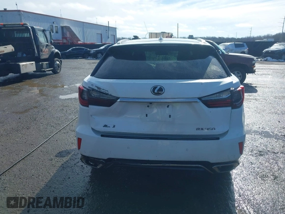 2017 Lexus RX with VIN 2T2BZMCA4HC054392, listed as a IAAI auction lot 41534296 with 138,663 mi miles. Bid and sale history available at carsss.com. Image 16.