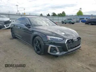 2021 Audi A5 Sportback S line Premium Plus with VIN WAUFACF54MA010958, listed as a Copart auction lot 64540933 with 28,402 mi miles. Bid and sale history available at carsss.com. Image 11.