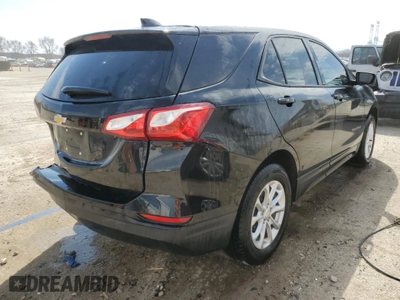 2019 Chevrolet Equinox LS with VIN 3GNAXHEV2KL296025, listed as a Copart auction lot 49456375 with 95,767 mi miles and Salvage Title. Bid and sale history available at carsss.com. Image 3.