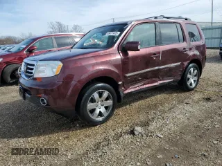 2015 Honda Pilot Touring with VIN 5FNYF4H91FB026824, listed as a Copart auction lot 49471405 with 160,524 mi miles and Salvage Title. Bid and sale history available at DreamBid. Image 1.