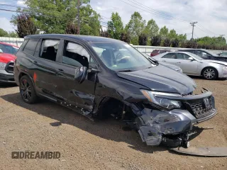 2019 Honda Passport Sport with VIN 5FNYF8H20KB007525, listed as a Copart auction lot 62453225 with 13,443 mi miles and Salvage title. Bid and sale history available at DreamBid. Image 4.