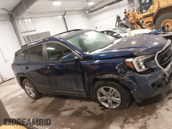 2023 GMC Terrain SLE with VIN 3GKALTEG4PL175792, listed as a IAAI auction lot 41322070 with 15,676 mi miles. Bid and sale history available at carsss.com. Image 12.