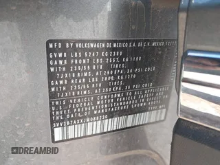 2018 Volkswagen Tiguan SEL z VIN 3VV3B7AXXJM088230, wystawiony jako IAAI lot #41680855 z przebiegiem 130 807 mil mil oraz . Historia ofert i sprzedaży dostępna na DreamBid. Obrazek 9.