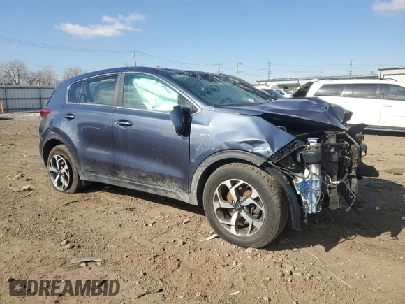 2020 Kia Sportage LX with VIN KNDPMCAC1L7763041, listed as a Copart auction lot 52971735 with 0 mi miles and Clean Title. Bid and sale history available at carsss.com. Image 4.